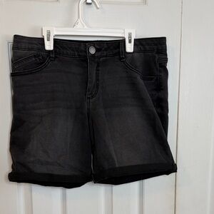 Wit & Wisdom Black Jean Shorts